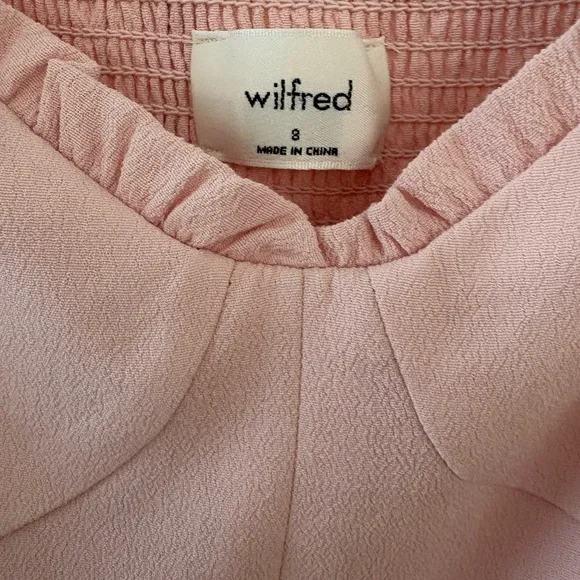 🌸 Wilfred Fable Dress | Pink Crepe | Size 8 | | SOLD OUT In Stores - Picture 12 of 14